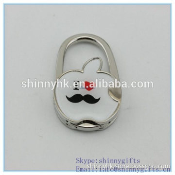 new design fashion hot sale cheapest high quality apple bag hooks